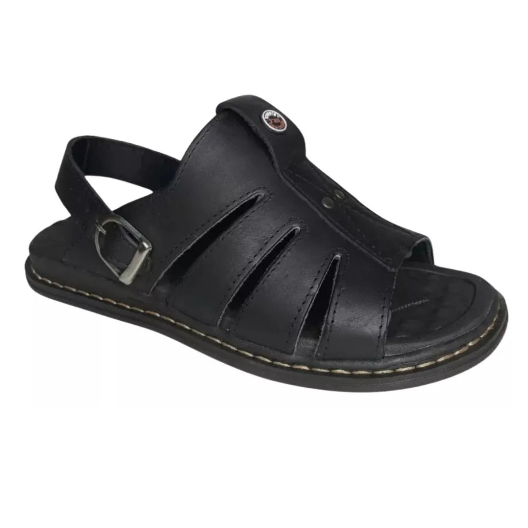 Sandália Masculina Ortopédica de Couro | Allegante Comfort II