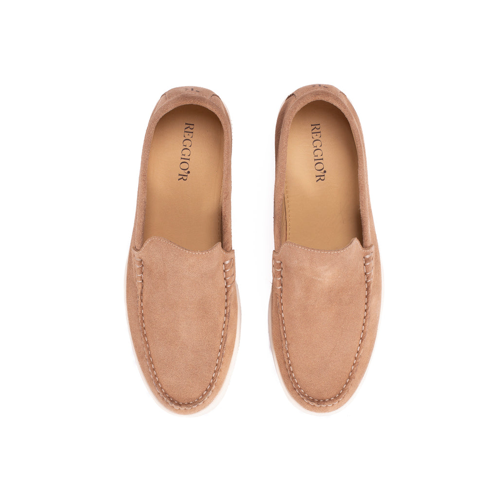 Mocassim Old Money Vesúvio Taupe