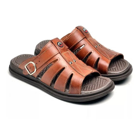 Sandália Masculina Ortopédica de Couro | Allegante Comfort II