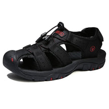 Sandália Masculina para Caminhada | Couro Legítimo | Casualle Comfort